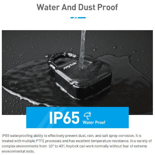 Candado Inteligente con Huella Digital Impermeable
