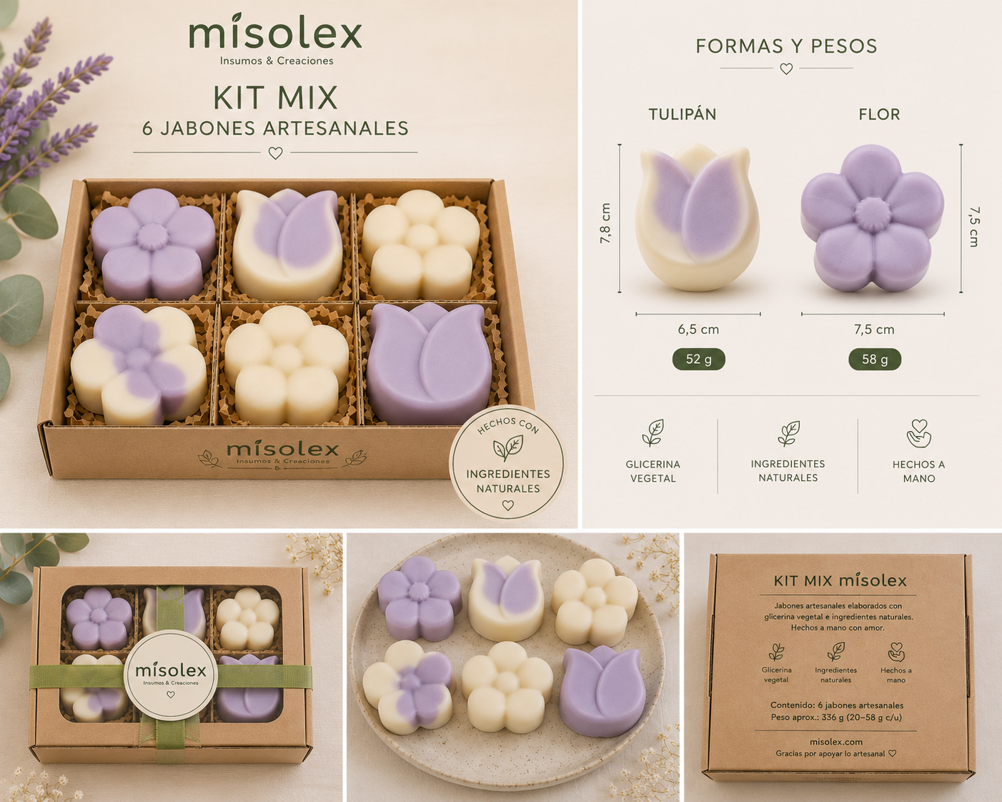 Kit Mix Misolex – Tulipanes & Flores🌷