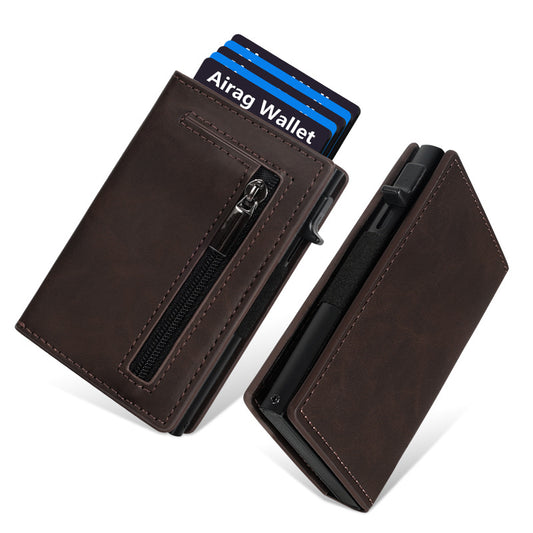 Estuche Vertical Mini Anti-Robo y Anti-Magnetismo para Tarjetas