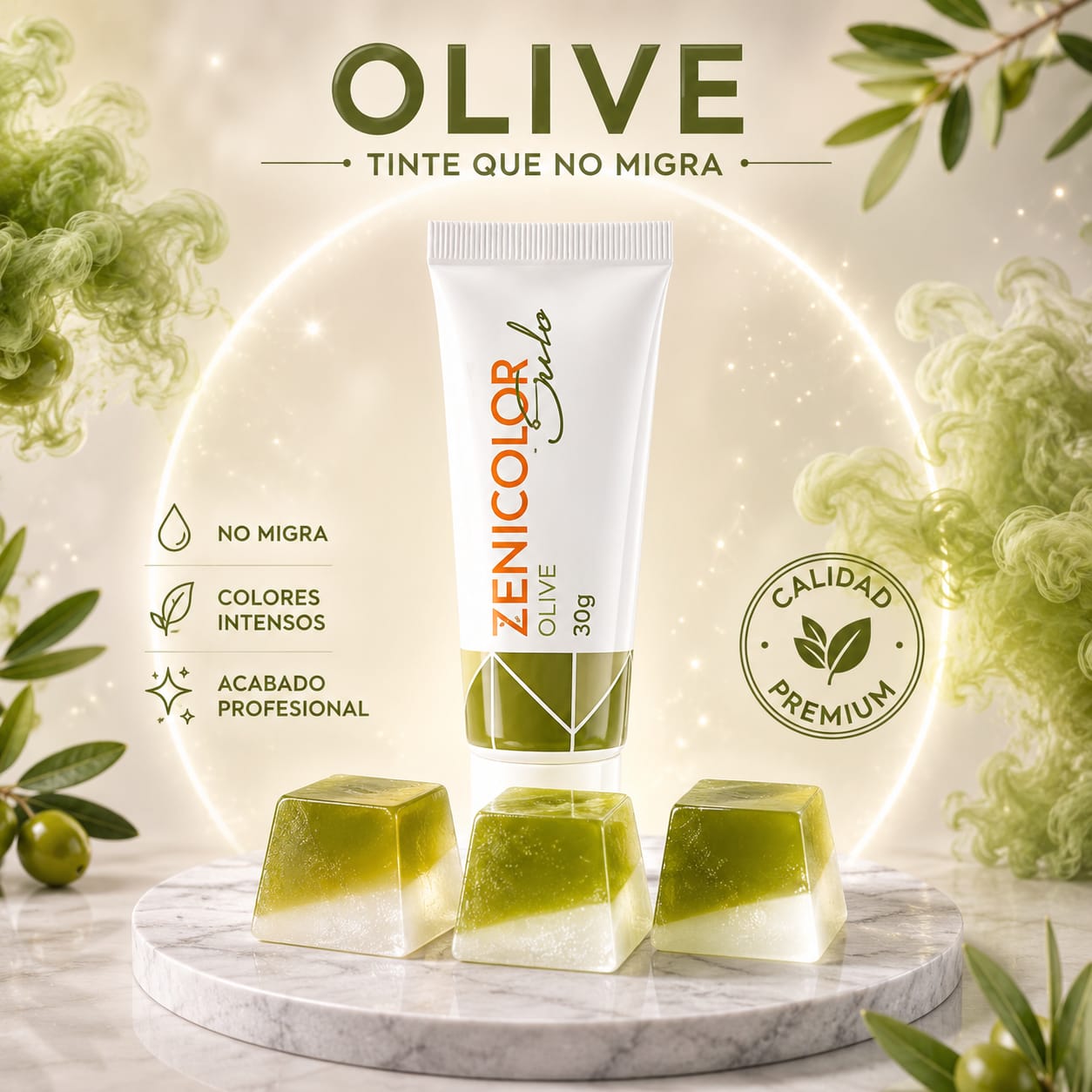 Olive tinte que no migra