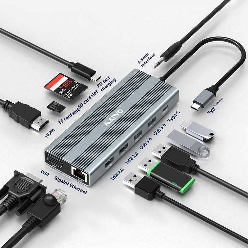 Estación de Acoplamiento Avanzada 6 en 1 de Alto Rendimiento para Steam Deck