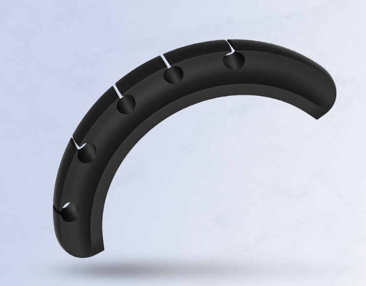 Organizador de Cables de Silicona para Escritorio con Clips Multipropósito para Auriculares y USB