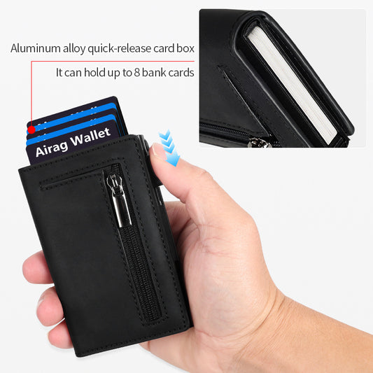 Estuche Vertical Mini Anti-Robo y Anti-Magnetismo para Tarjetas