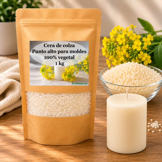 Cera de Colza para Moldes 100 % Vegetal