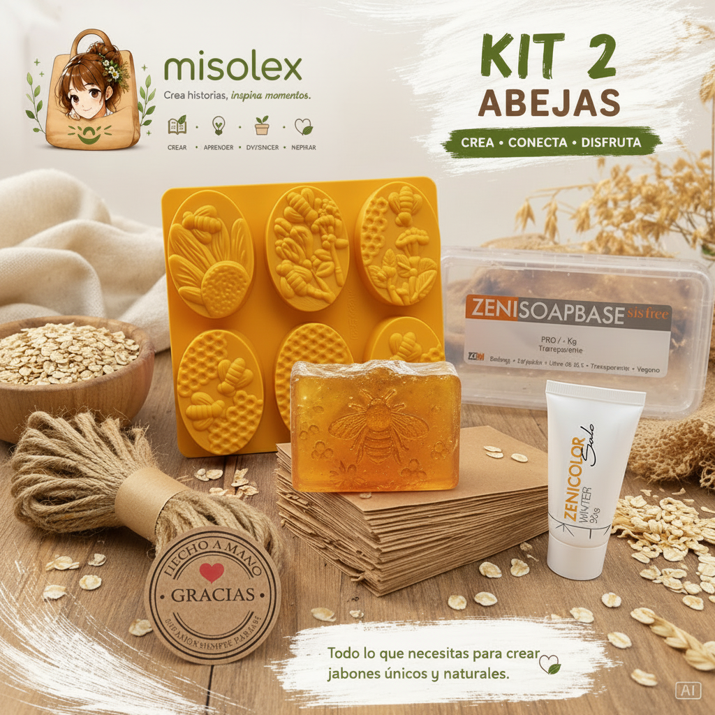 Kit básico Jabones Artesanales - Iniciación misolex