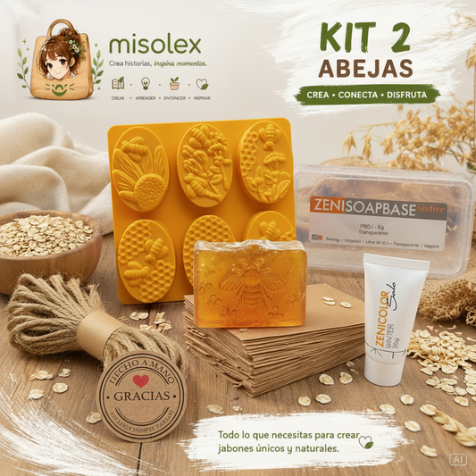 Kit básico Jabones Artesanales - Iniciación misolex