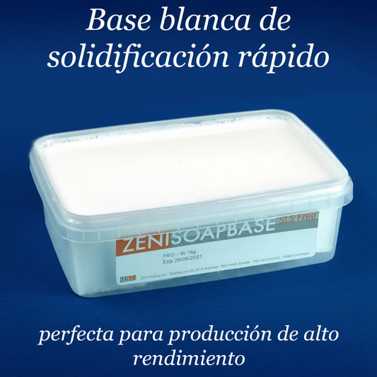 Base de Jabón Sólida Blanca de Secado Rápido para Producción Profesional y Masiva