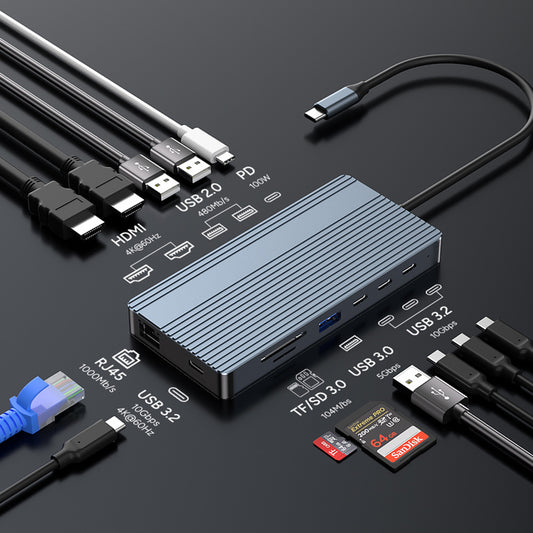Centro Hub USB-C 4K Todo-en-Uno