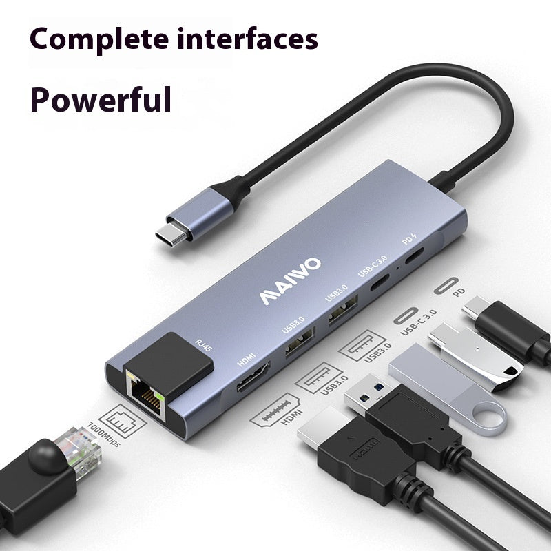 Estación de Acoplamiento Avanzada 6 en 1 de Alto Rendimiento para Steam Deck