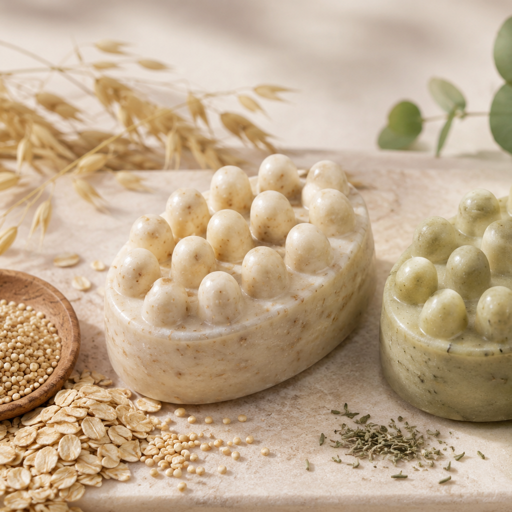 Jabón de Glicerina Masajeador Exfoliante e Hidratante 125 g