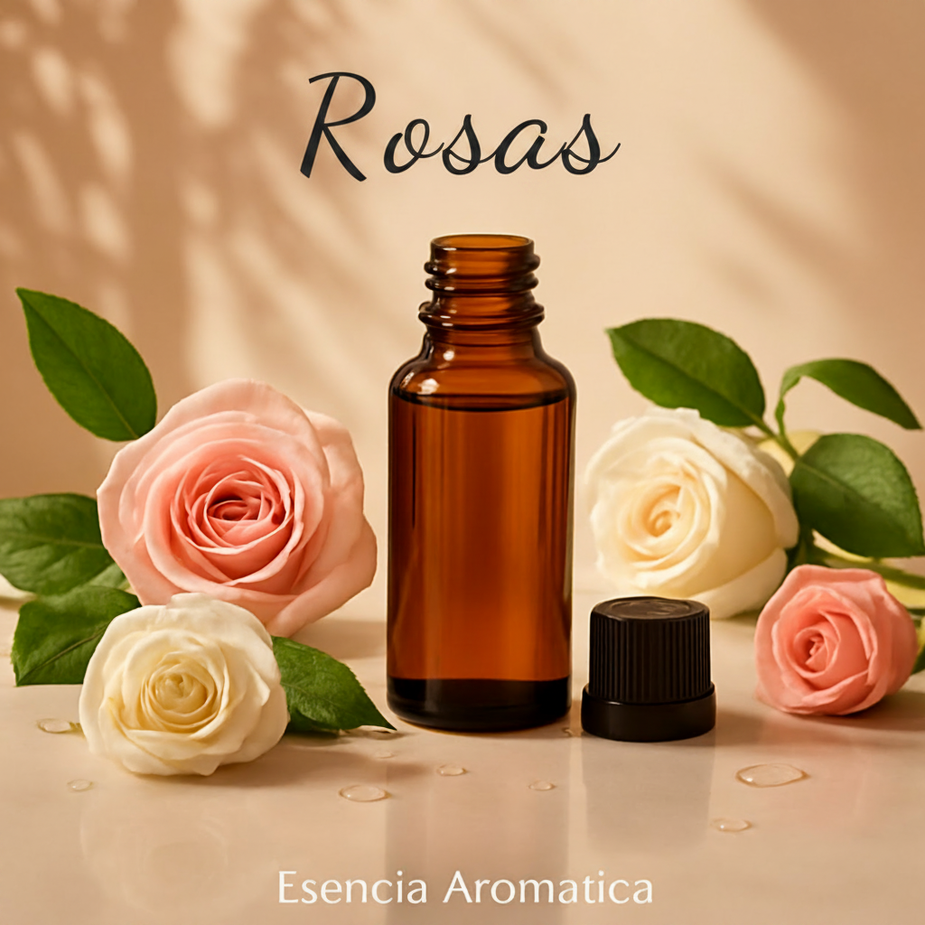 Rosas esencia aromática