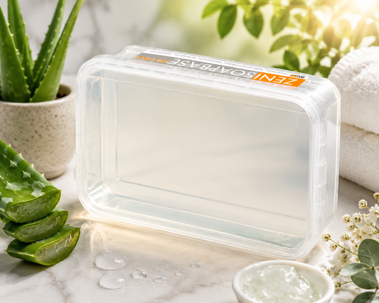 Base transparente MAXI con aloe vera